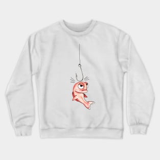 Angry fish Crewneck Sweatshirt